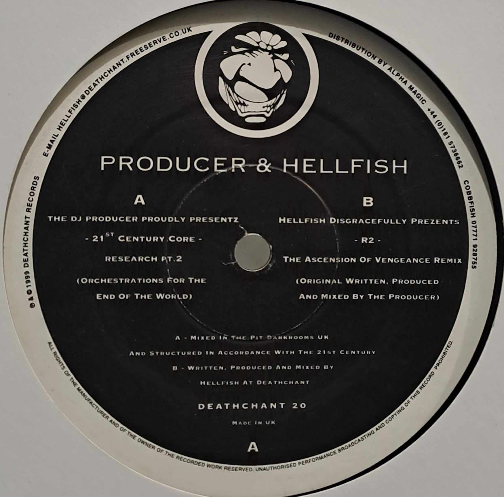 Deathchant 20 - vinyle hardcore